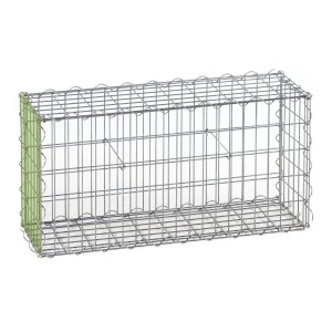 Gabion fence system extension basket