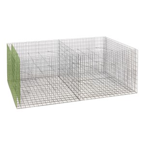 Gabion raised bed / Extension basket