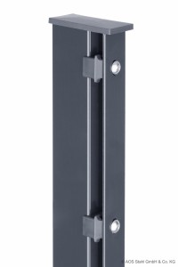 Pfosten Typ A, anthrazit